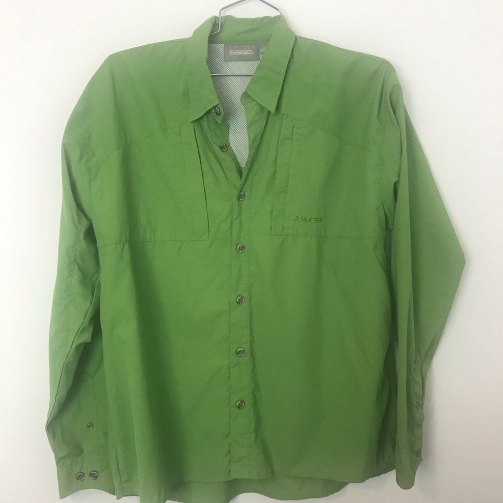 Men’s sage green shirt